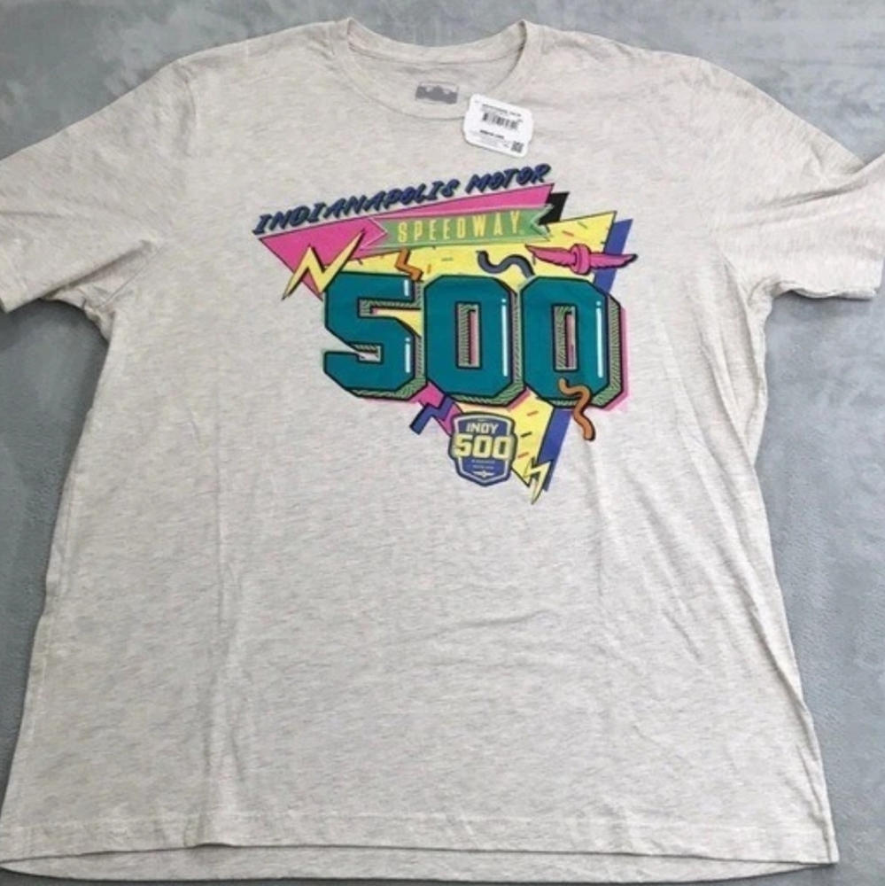 Gray Retro 500 Short Sleeve Tee